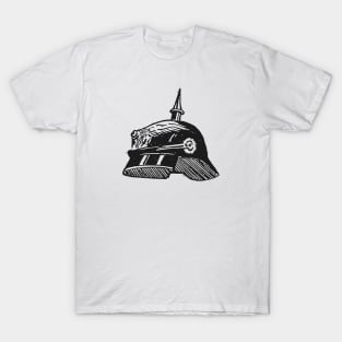 German Officers of The Guard Helmet T-Shirt